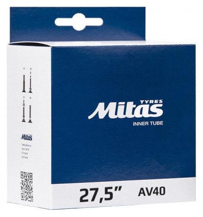 62/75-584 27,5x2,45/3,00 (650B) AV40 Plus Mitas kerékpár tömlő