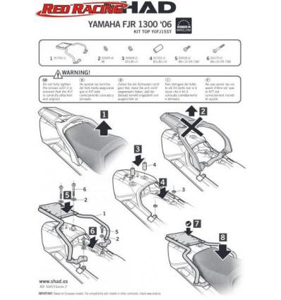 SHAD CSOMAGTARTÓ YAMAHA FJR 1300 2006-2018