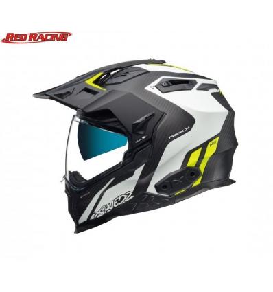 NEXX BUKÓSISAK X WED2 CARBON VAAL FEHÉR / NEONSÁRGA / AJÁNDÉK PINLOCK BETÉT 2XL63-64 cm