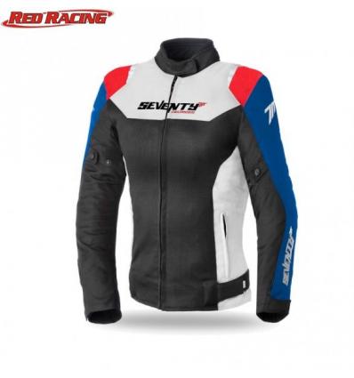 SEVENTY DEGREES KABÁT SD-JR50 NŐI RACING NYÁRI FEKETE / FEHÉR / PIROS / KÉK XS