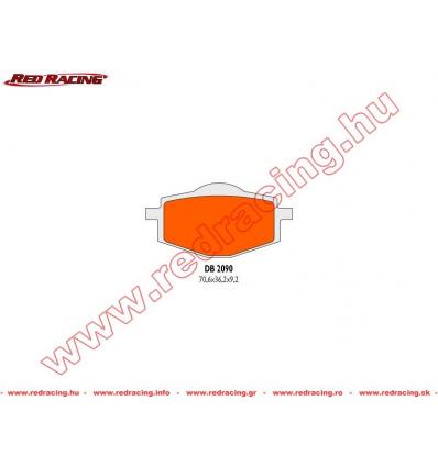 DELTA BRAKING FÉKBETÉT YAMAHA XT 600 92-03 / XTZ 600 TENERE 88-98 / XT 225/350 85-95 / DT 125/200 86-04 / GILERA RC 600 89-93 /
