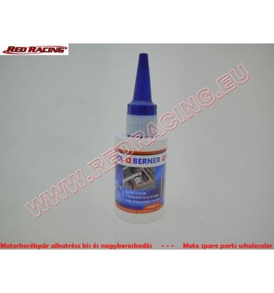 BERNER FELÜLETTÖMÍTŐ NARANCSSÁRGA 50ml / KÖZEPES SZILÁRDSÁGÚ -40C - 150C (OLAJÁLLÓ-HŐÁLLÓ-VÍZÁLLÓ-BENZINÁLLÓ)