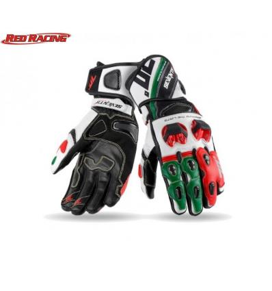 SEVENTY DEGREES KESZTYŰ SD-R12 FÉRFI RACING NYÁRI FEKETE / PIROS / ZÖLD S