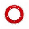 Csepel Teta Hajtótárcsa Alu 1/8" 42T BCD 130mm Festett Piros