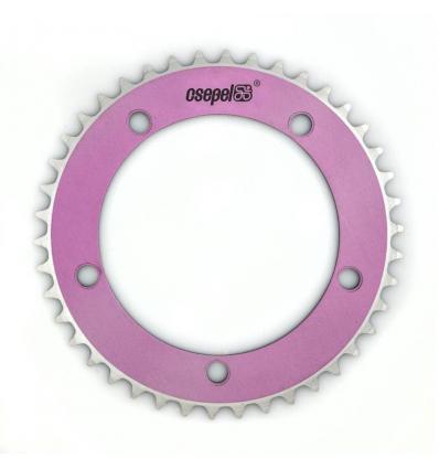 Csepel Teta Hajtótárcsa Alu 1/8" 48T BCD 130mm Anodizált Röfi