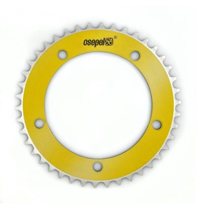 Csepel Teta Hajtótárcsa Alu 1/8" 48T BCD 130mm Anodizált Arany