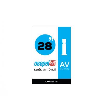 TÖM CSEPEL 700X25-32C AV 40MM DOBOZOS 50DB/