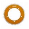 Csepel Teta Hajtótárcsa Alu 1/8" 44T BCD 130mm Festett Narancs