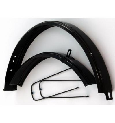 SÁRVÉDÖ E+H+PÁLCA 20" ACÉL HAZAI FEKETE MTB