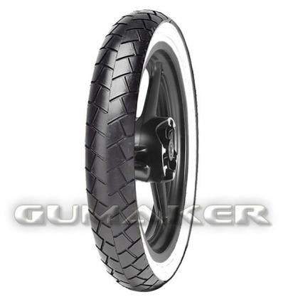 2 3/4-17 (2,75-17) MC11 TL/TT 47J fehér oldalú Mitas moped gumi