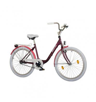 26" Biketek Feliz kerékpár bordó