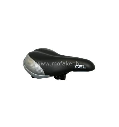 Nyereg GEL fekete-szürke komfort MTB 290x180