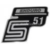 Oldalfelirat S51 Enduró Ezüst
