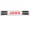Tankfelirat JAWA 160x27mm Fekete-piros