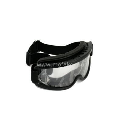 Motoros szemüveg fekete (Enduro-Cross)