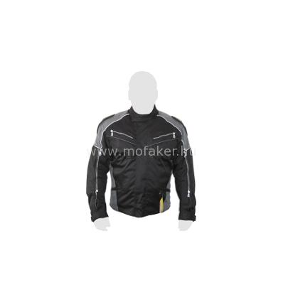 Motoros kabát TK-33 M szellőzős Fekete-szürke