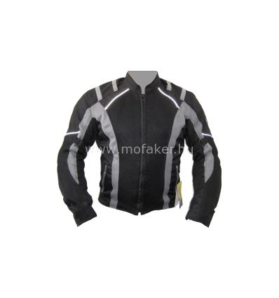 Motoros kabát TK-32 M hálós Fekete-szürke