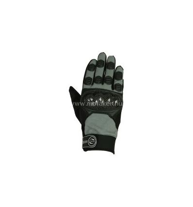 Motoros kesztyű CK-06 13/3XL Kevlar Fekete-szürke