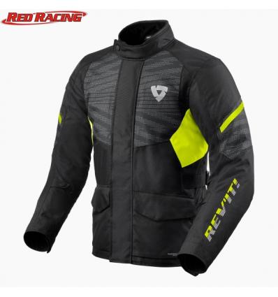REVIT KABÁT Duke H2O FEKETE / NEONSÁRGA XL
