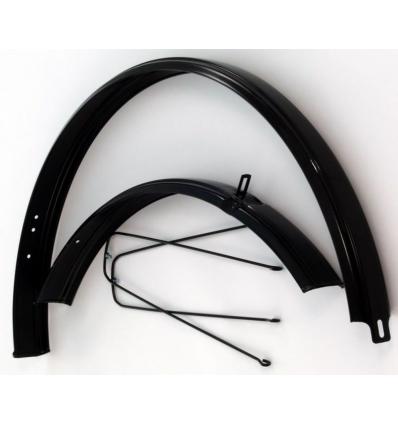 SÁRVÉDÖ E+H+PÁLCA 26" ACÉL MTB FEKETE HAZAI