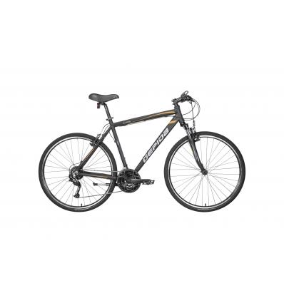 Alboin 300 crs 28" m 24s - 48 cm - Matt fekete, Világosgrafit, Narancs