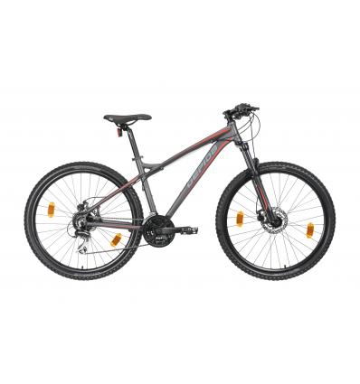 Mundo pro 275" 24s - 17" - Matt grafit, Grafit, Piros