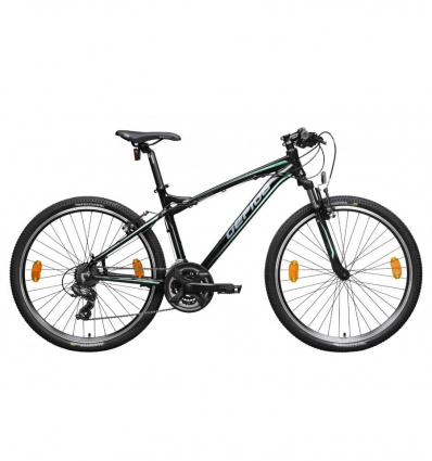 Mundo 26" 21s - 17" - Fekete, Sötétgrafit, Mentazöld