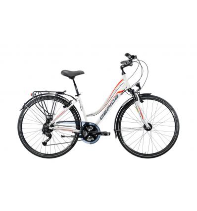 Alboin 300 28 l 24s - 48 cm - Gyöngyfehér- Világosgrafit- Piros