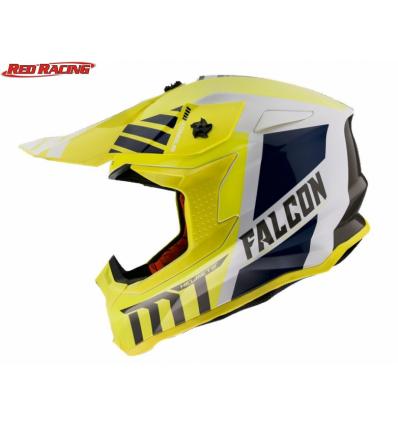 MT BUKÓSISAK FALCON WARRIOR A3 NEON FEKETE / FEHÉR M:57-58 cm