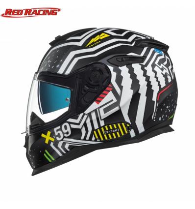 NEXX BUKÓSISAK SX100 ENIGMA FEKETE / FEHÉR AJÁNDÉK PINLOCK BETÉT
